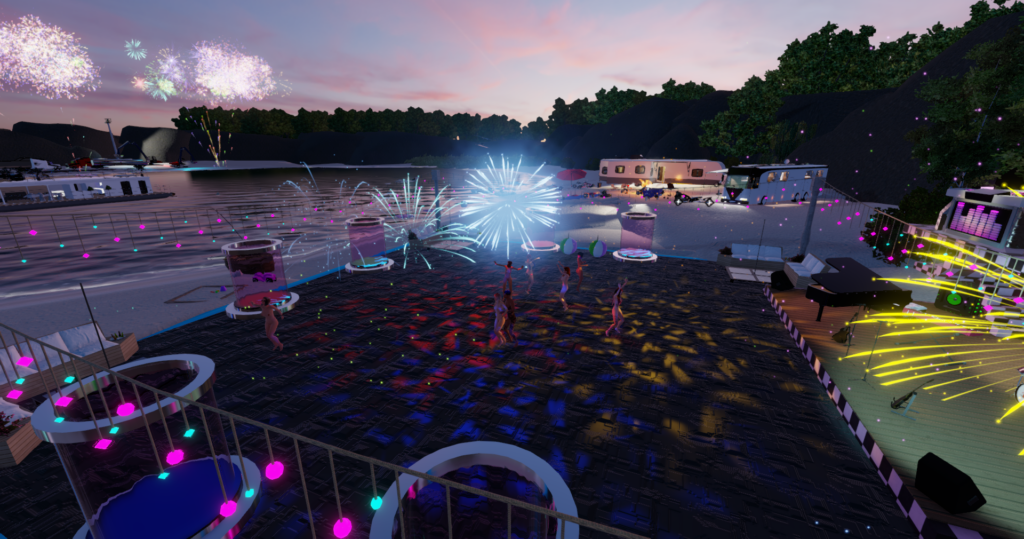 New Amstserdam - Baggersee Sommer Feuerwerk