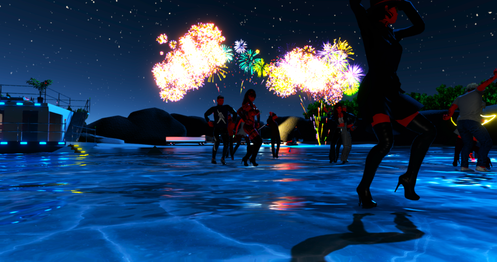 NAD - Baggersee Winter Feuerwerk