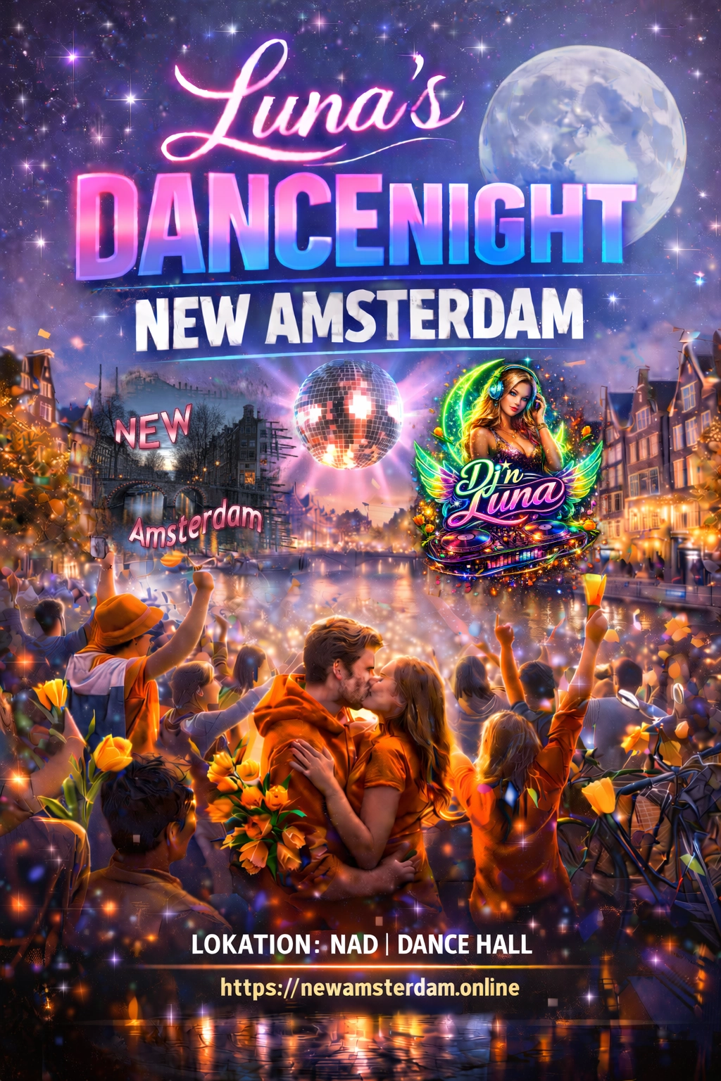 Mi. 25.02.2026 ab 20 – 22 Uhr –  Luna’sDanceNight